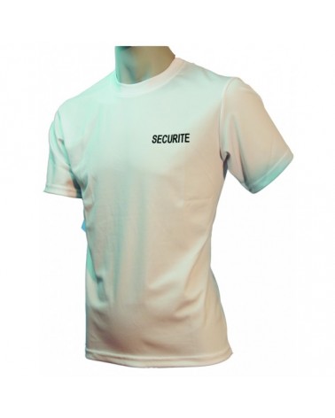 T-Shirt SECURITE Blanc -...
