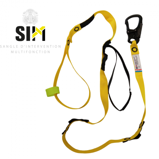 Sangle d’Intervention Multifonction - Jaune Noir