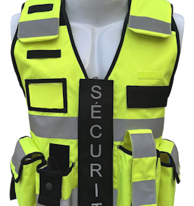 Gilet Urban Force Jaune - SÉCURITÉ PRIVÉE - ALTO RISK