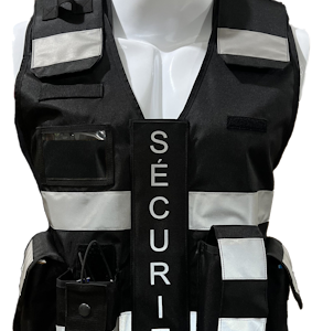 Gilet Urban Force Noir - SÉCURITÉ PRIVÉE - ALTO RISK