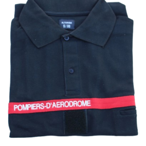 Polo Manches courtes - POMPIERS-D'AERODROME