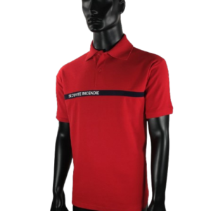 Polo rouge SECURITE INCENDIE