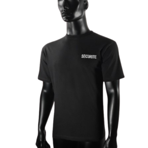 T-Shirt SECURITE - Noir