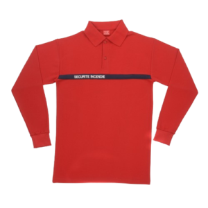 Polo manches longues - SECURITE INCENDIE